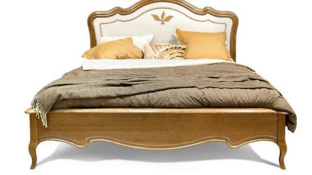 Двуспальная деревянная кровать Трио шириной 180, 160, 140 см в классическом стиле | БЕЛФАН смотреть онлайн