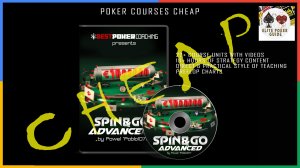 BEST POKER COACHING SPIN & GO ADVANCED MASTERCLASS - Cheap Poker Courses