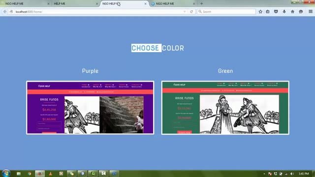 java web project using jsp, servlet, html, mysql, css, netbeans (NGO)