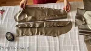 Пошив жакета. Часть 4.  Боковые швы, подклад