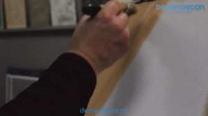 DESSA DECOR  Нанесение декоративной краски 'Оникс'