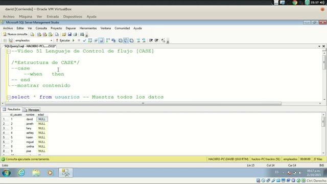 Curso de SQL Server #51 | Lenguaje de Control de Flujo [CASE] смотреть онлайн