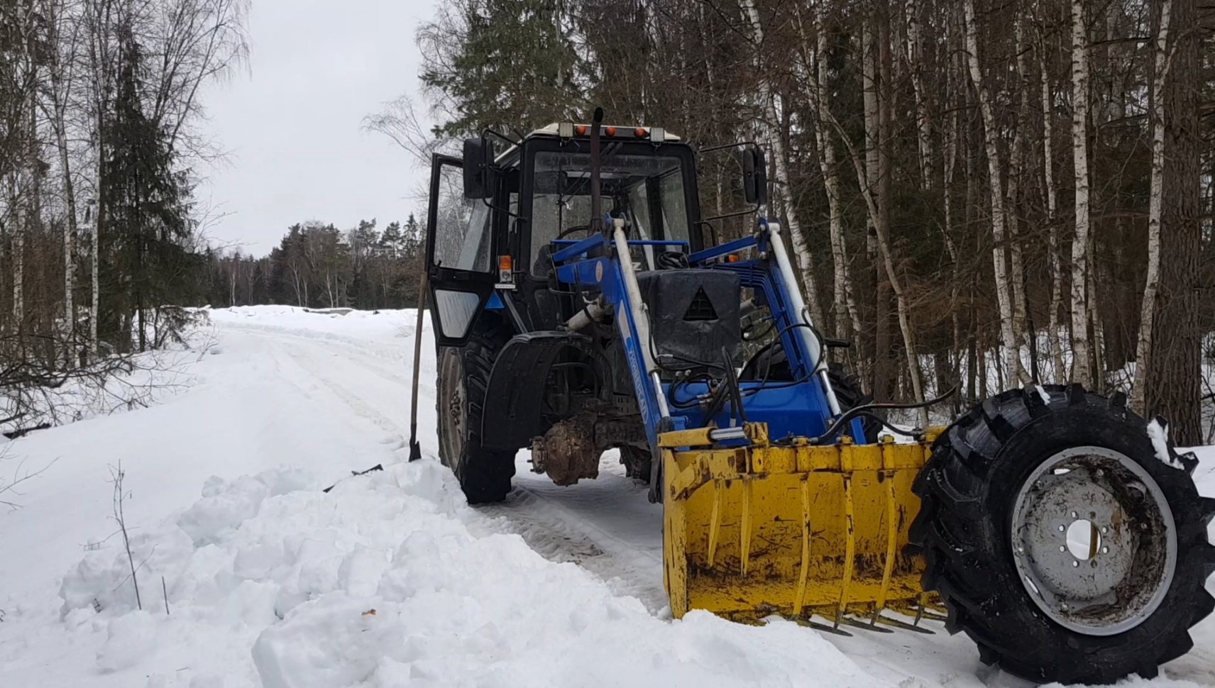 Подарок на 23 февраля. Поломка ПСТ-6.будем чистить загон у быков