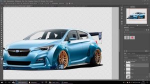 Subaru Impreza\Virtual Tuning Photoshop by Vi Art