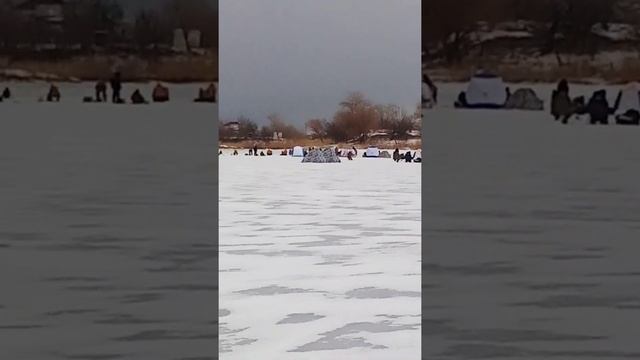 зимняя рыбалка на котловане в волгодонске.