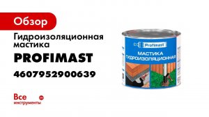 Гидроизоляционная мастика Profimast
