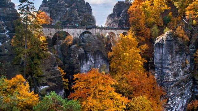 Saxon Switzerland in Autumn. Jenny Rainbow Fine Art Photography смотреть онлайн