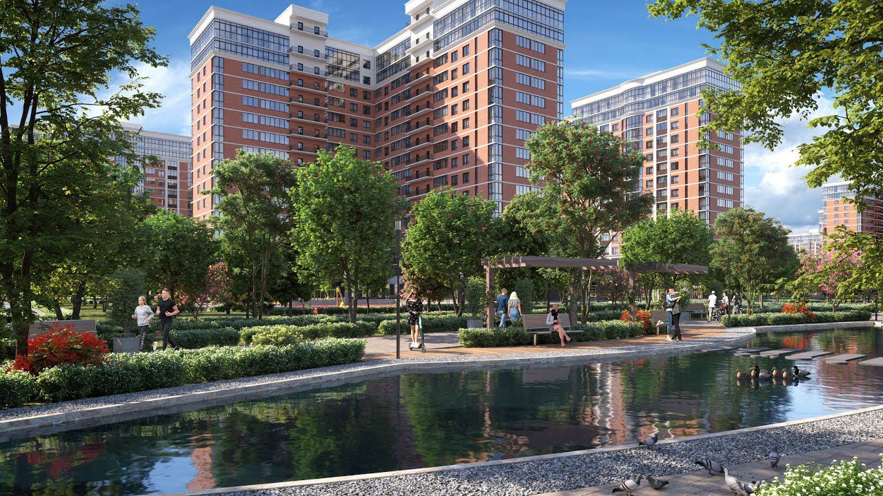 3D video presentation of the apartment complex. 3D видео презентация жилого комплекса. смотреть онлайн