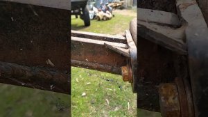 ремонт лемеха на конном плуге