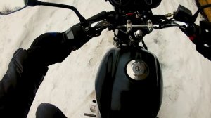 Как ездить на мотоцикле зимой?