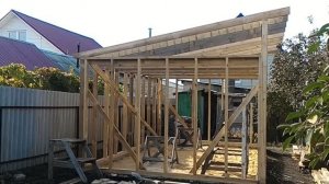 каркасная мастерская  за 20 дней