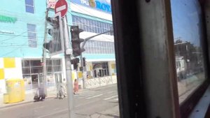 Краснодар и Бабка в старом трамвае ...