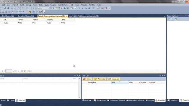C# Windows Application for Absolute Beginners in visual studio