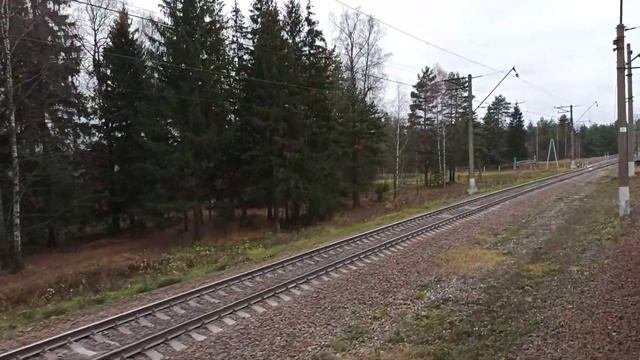 "БМО, западный участок из окна электрички" ЭД4М-0034. (Часть 1) Поварово-2-Поварово-3 и Ленинградка