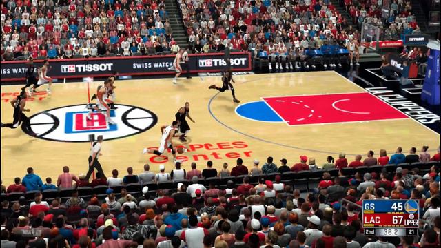 NBA 2K17 PC My GM Hall of Fame Los Angeles Clippers vs Golden State Warriors Reg season Full Game смотреть онлайн
