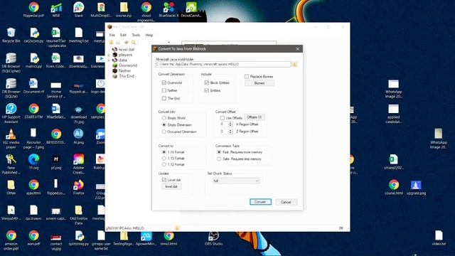 UPLOAD WORLD ON ATERNOS (POCKET TO JAVA ) смотреть онлайн