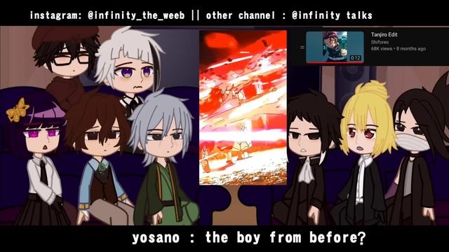 bungou stray dogs react to kunikida as yushiro from demon slayer || part-1 || infinity reactions смотреть онлайн