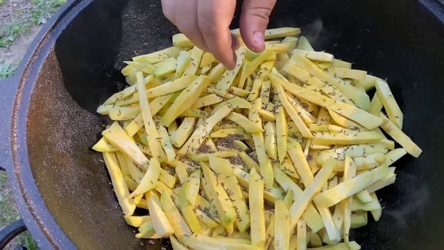 Плов в казане по классической технологии, нереально вкусно! смотреть онлайн