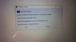 Using ForScan to do a proper ABS module brake bleed