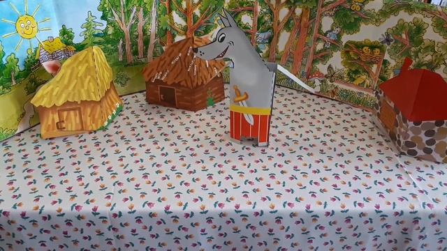 Настольный театр по мотивам сказки «Три поросенка» С. Михалкова смотреть онлайн