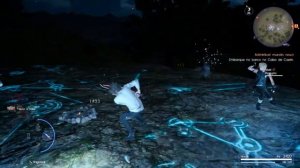 Noctis vs Gladiolus, Ignis e Prompto treino.