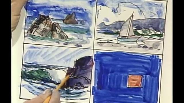 видеоурок живопись маслом море освещённое солнцем смотреть онлайн