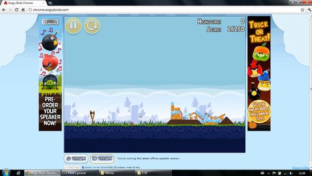 Angry Birds Chrome - Poached Eggs level 1-11