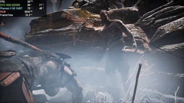 God of War v.1.0.475.7534 on AMD Phenom II X6 & GTX 1650 GDDR6 смотреть онлайн