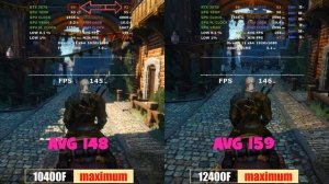 12400F vs 10400F test in 10 games 1080p