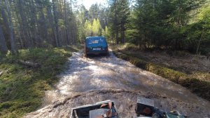 Огромная лужа на полноприводном мотоцикле 3 №100