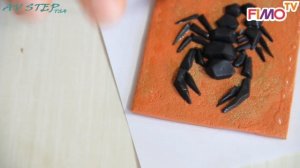 Мастер-класс: Кулон "Каменный скорпион" из полимерной глины FIMO/polymer clay tutorial