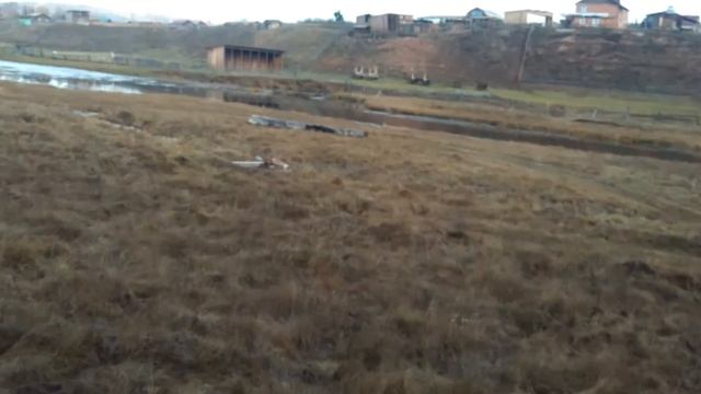 Плотина ГЭС с Анга, остатки старой плотины смотреть онлайн