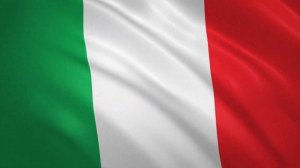 Развевающийся флаг Италии/ Waving Flag of Italy
