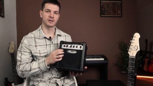 Обзор электро-гитары LEX Stratocaster Black комплект 8 в 1 | произведено в РФ