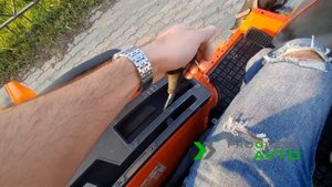 Видео б/у японского минитрактора Kubota GT-3 документы ПСМ 4 цилиндра клиренс 32 см прогресс авто