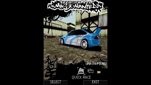 NFS Most Wanted (Java) - Menu Theme смотреть онлайн