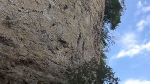 Отдых в Адыгее. Хаджох. Пешая прогулка в горах. Шикарный вид с высоты на реку Белая.