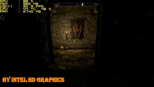 The Elder Scrolls V Skyrim Special Edition on Intel HD 530 смотреть онлайн