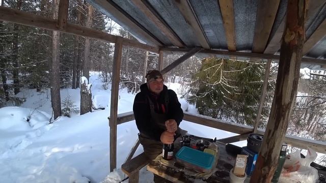 ЗИМНИЙ ШАШЛЫК НА БЕРЕГУ ОЗЕРА ! С 23 ФЕВРАЛЯ! смотреть онлайн