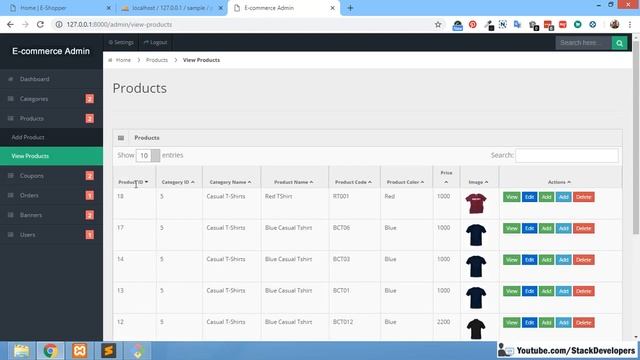 #104 Make E-com in Laravel 5.6 / 5.7 | Display Feature Items at Home Page