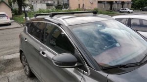 Короткий ролик, установили багажник на Geely Coolray