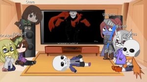 (??/??)Undertale react to: "DustTale Sans"(??/??)