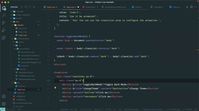 shadcn/ui for Vue.js