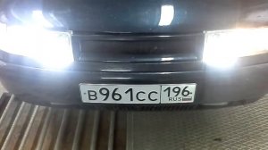 ДХО на ВАЗ -2110 внутрь фар