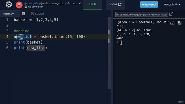*New* Free Python Full course 2023 - List Methods in Python 2023