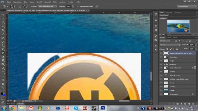 Windows 8 Desktop Design |by Destrux