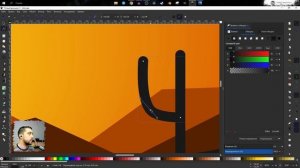 Малюємо пейзаж вектор в inkscape
