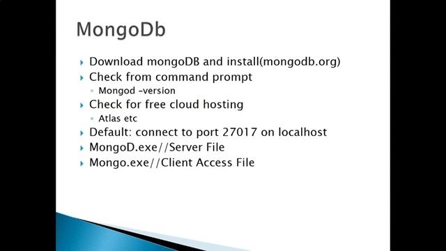 7. MongoDB Part 1 смотреть онлайн