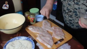 Сочные отбивные из куриной грудки и разделка кур.