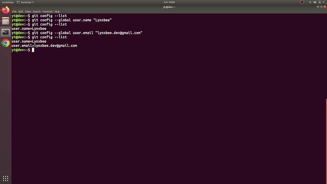 First-Time Git Setup - Configure Username and Email Address #git #linux смотреть онлайн